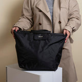 The Nylon Zip-All Tote - Jet