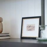 Wall Art Tuscan Village Framed Antique Art