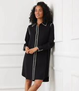 Lifestyle Dallas Edge Stitch Shirt Dress
