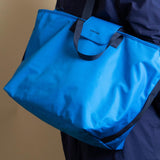 The Nylon Zip-All Tote - Cerulean