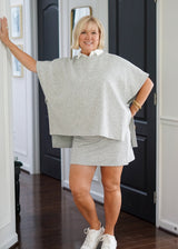 Lifestyle Side Slit Butter Modal Cape // 2 Colors