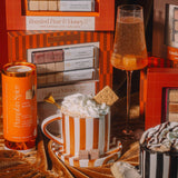 Hand Painted Ceramic Cafe Set with Saucer, 200ml: Matcha - One case (6 units $11 ea)