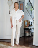 Puff Sleeve Side Slit Tunic