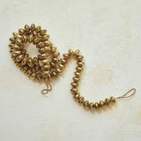 Holiday Sprays, Stems, & Garland Hammered Brass Bead Garland