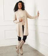 Lifestyle Long Sleeve Shirttail Cardigan