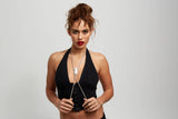Handmade Tie Pewter Necklace - 3929