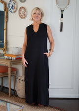 Lifestyle Jules Linen Sleeveless Maxi // Black