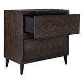 Accent Cabinets Abba Herringbone Accent Chest