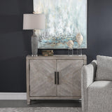 Accent Cabinets Adalind White Washed Accent Cabinet