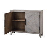 Accent Cabinets Adalind White Washed Accent Cabinet