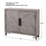 Accent Cabinets Adalind White Washed Accent Cabinet