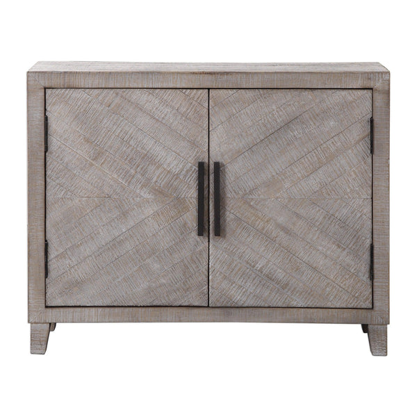 Accent Cabinets Adalind White Washed Accent Cabinet 