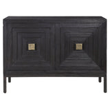 Accent Cabinets Aiken Dark Walnut 2 Door Cabinet