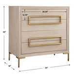 Accent Cabinets Alessia Light Oak Accent Chest