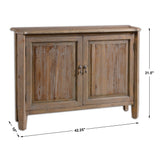 Accent Cabinets Altair Reclaimed Wood Console Cabinet