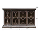 Accent Cabinets Belino Wooden 4 Door Chest