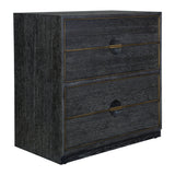 Accent Cabinets Besos 4 Drawer Walnut Chest