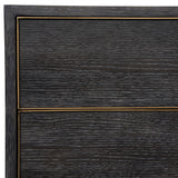 Accent Cabinets Besos 4 Drawer Walnut Chest