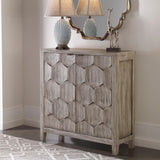 Accent Cabinets Catori Smoked Ivory Console Cabinet