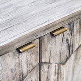 Accent Cabinets Catori Smoked Ivory Console Cabinet