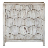 Accent Cabinets Catori Smoked Ivory Console Cabinet