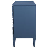 Accent Cabinets Colby Blue Drawer Chest