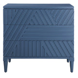 Accent Cabinets Colby Blue Drawer Chest