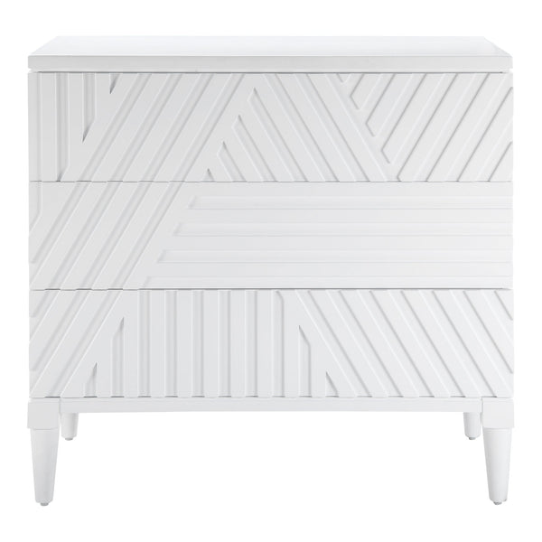 Accent Cabinets Colby White Drawer Chest 