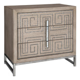 Accent Cabinets Devya Gray Oak Accent Chest