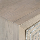Accent Cabinets Devya Gray Oak Accent Chest