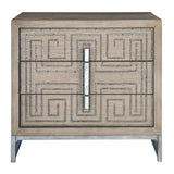 Accent Cabinets Devya Gray Oak Accent Chest
