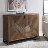 Accent Cabinets Evros Reclaimed Wood 2 Door Cabinet