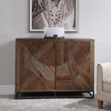 Accent Cabinets Evros Reclaimed Wood 2 Door Cabinet