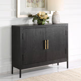 Accent Cabinets Front Range Dark Oak 2 Door Cabinet