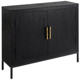 Accent Cabinets Front Range Dark Oak 2 Door Cabinet