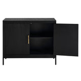 Accent Cabinets Front Range Dark Oak 2 Door Cabinet