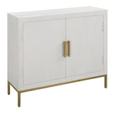 Accent Cabinets Front Range White 2 Door Cabinet