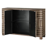 Accent Cabinets Layton Geometric Console Cabinet