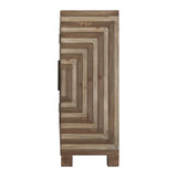 Accent Cabinets Layton Geometric Console Cabinet 