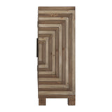 Accent Cabinets Layton Geometric Console Cabinet