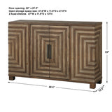 Accent Cabinets Layton Geometric Console Cabinet