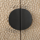 Accent Cabinets Lunar 4 Door Elm Wood Cabinet