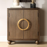 Accent Cabinets Mayenne 2 Door Oak Wood Cabinet