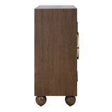 Accent Cabinets Mayenne 2 Door Oak Wood Cabinet