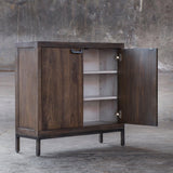 Accent Cabinets Nadie Light Walnut Console Cabinet