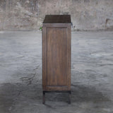 Accent Cabinets Nadie Light Walnut Console Cabinet