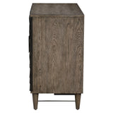 Accent Cabinets Shield Gray Oak 2 Door Cabinet