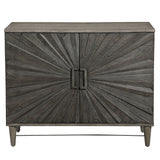 Accent Cabinets Shield Gray Oak 2 Door Cabinet