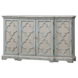 Accent Cabinets Sophie 4 Door Grey Cabinet