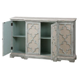 Accent Cabinets Sophie 4 Door Grey Cabinet